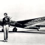 amelia earhart by plane